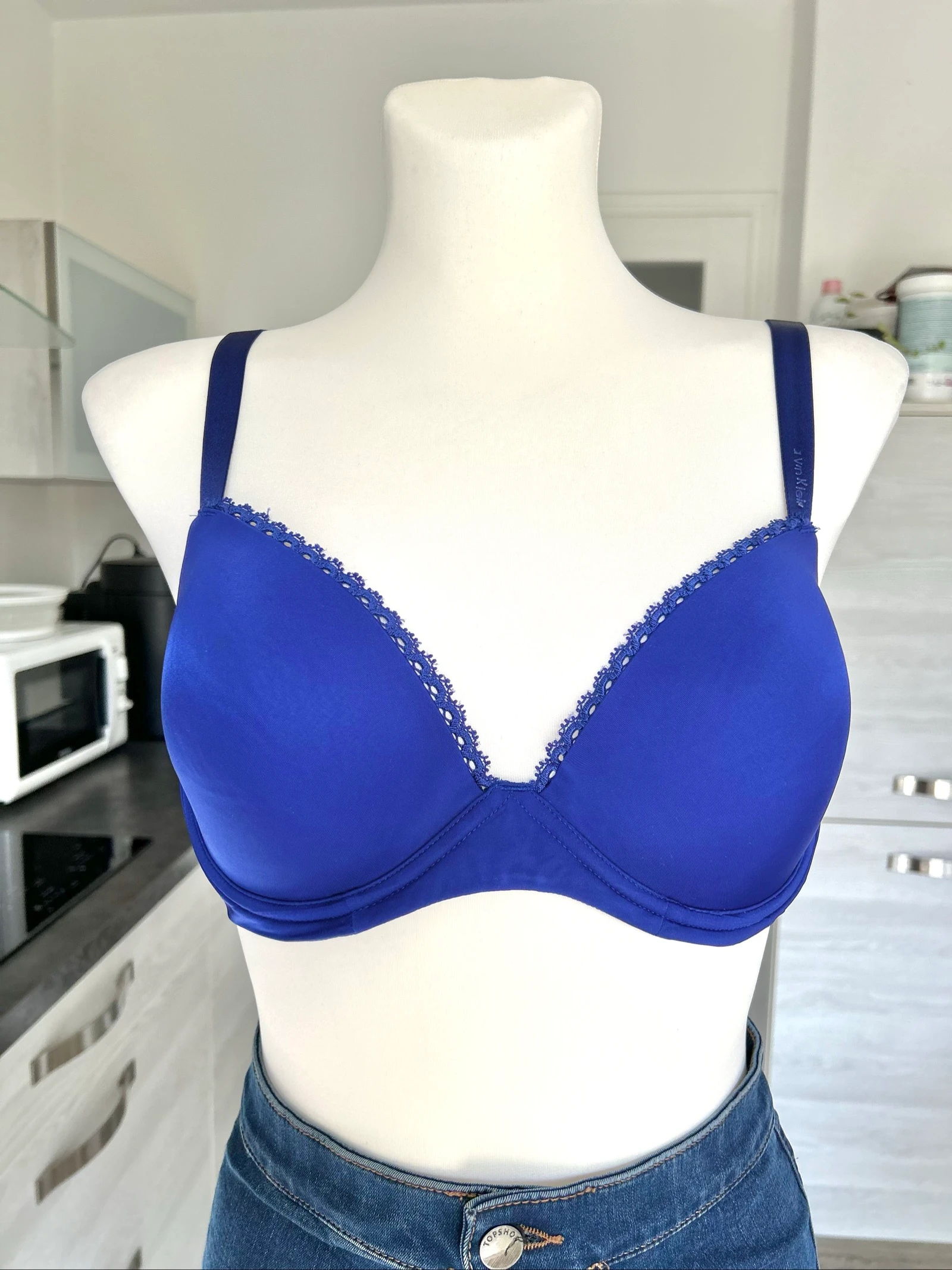 Soutien gorge Calvin Klein violet en nylon Taille 36C